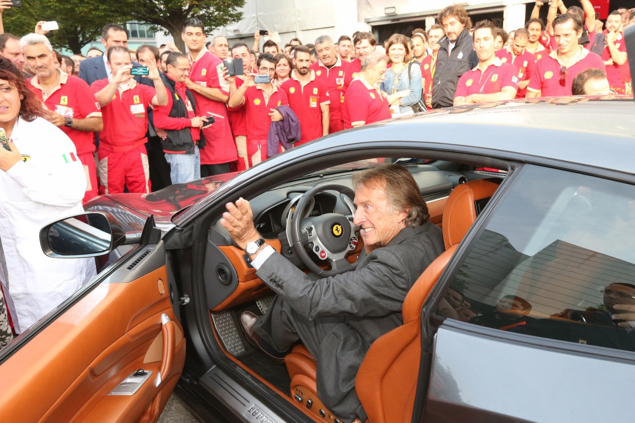 Il saluto commosso di Luca di Montezemolo alla Gestione Industriale Ferrari