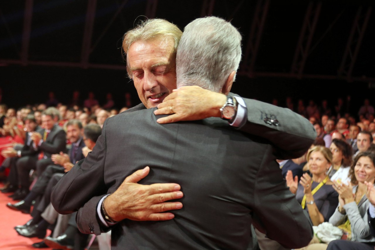 Il saluto commosso di Luca di Montezemolo alla Gestione Industriale Ferrari