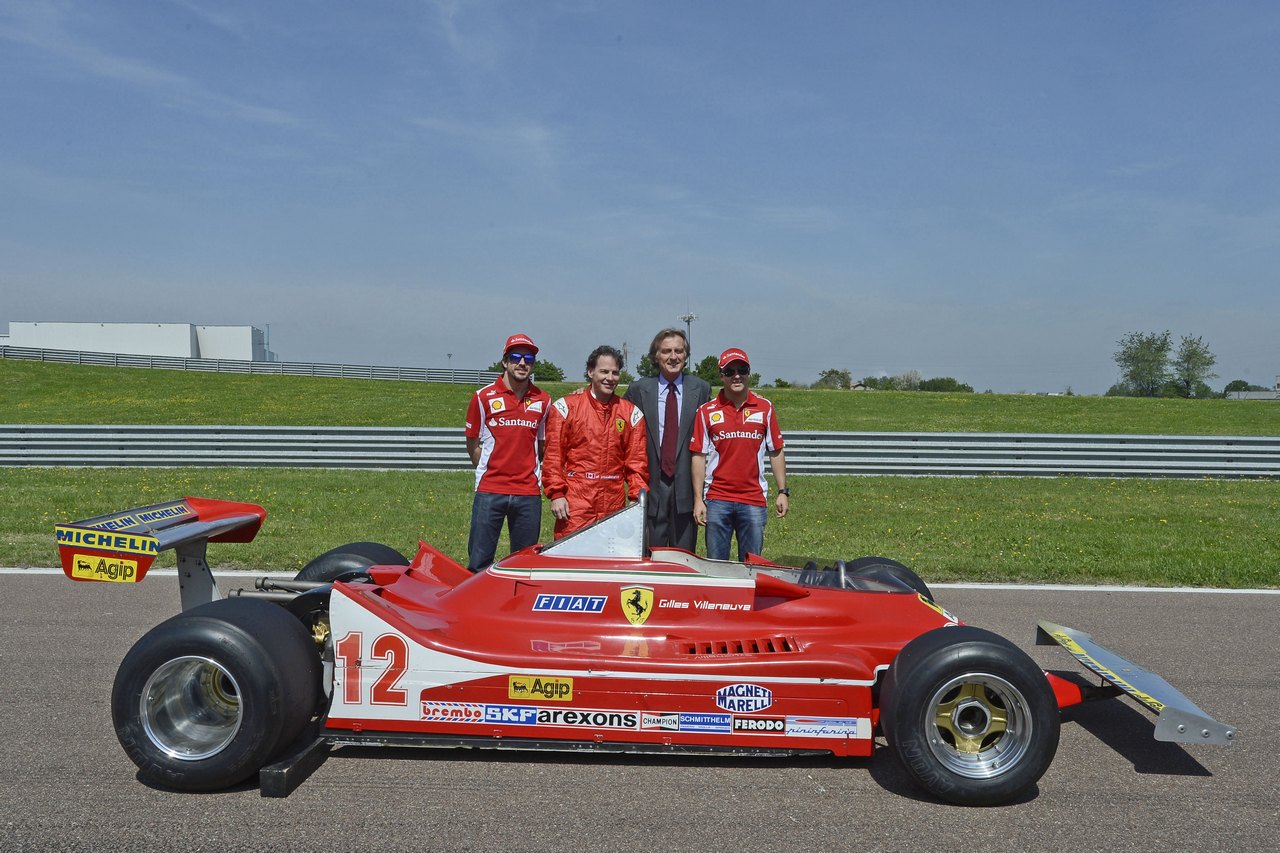 Jacques Villeneuve ricorda il padre Gilles a Fiorano con la Ferrari