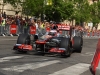 Jenson Button - McLaren - Esibizione F1 a Budapest, 1 maggio 2012