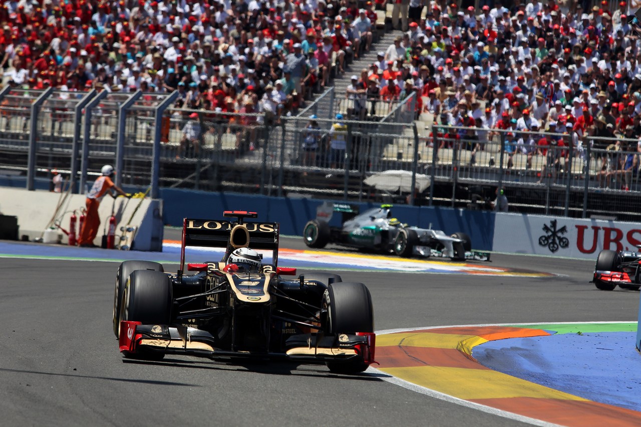 24.06.2012- Race, Kimi Raikkonen (FIN) Lotus F1 Team E20 