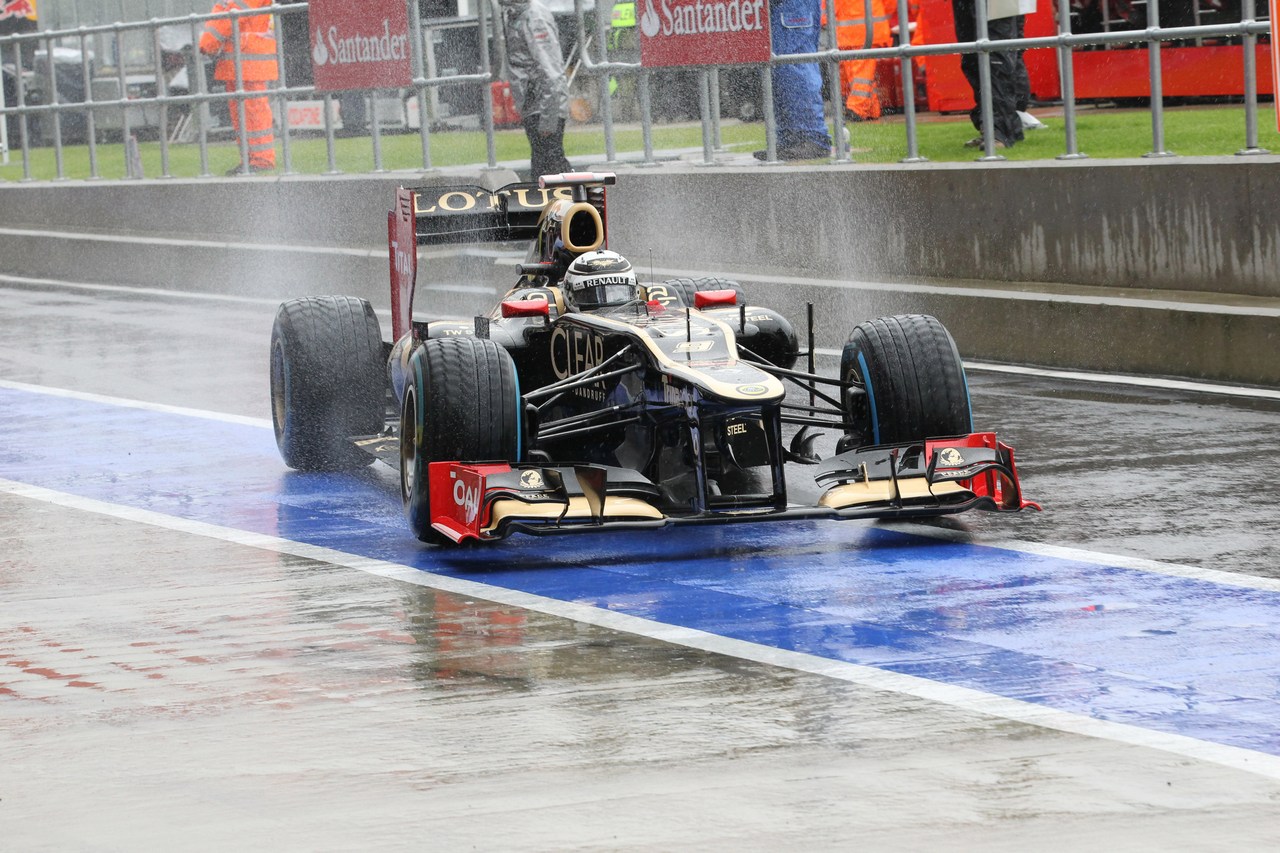 06.07.2012- Free Practice 1, Kimi Raikkonen (FIN) Lotus F1 Team E20 