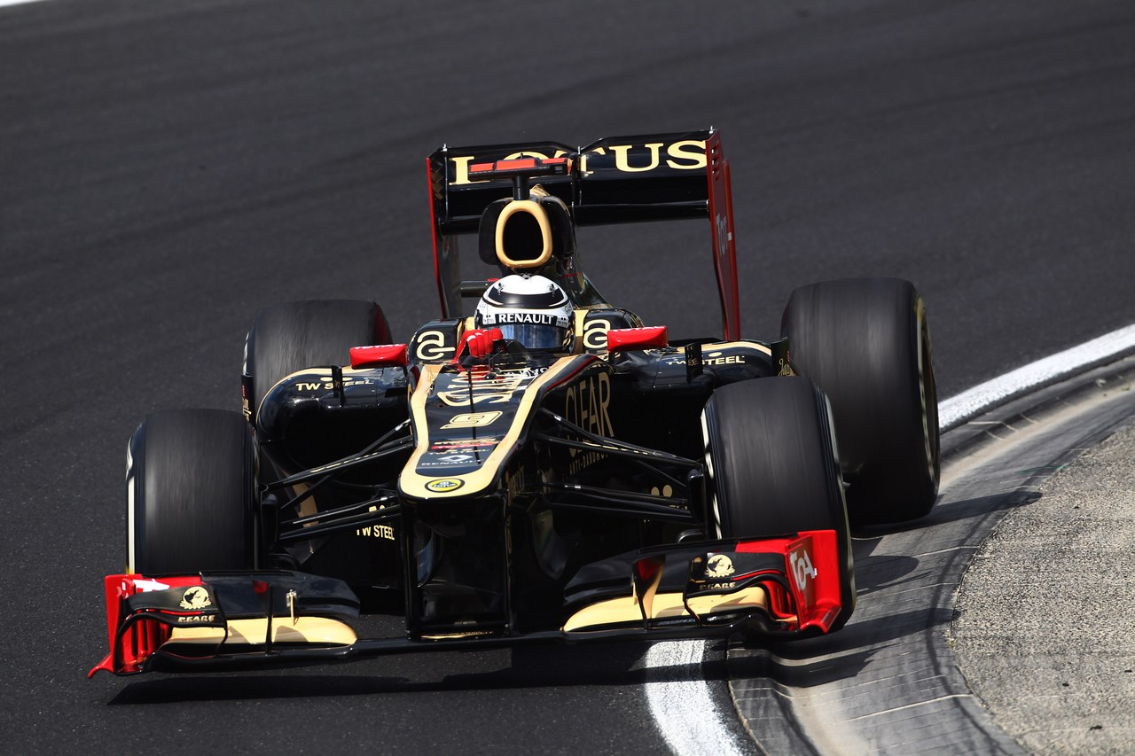 27.07.2012- Free Practice 2, Kimi Raikkonen (FIN) Lotus F1 Team E20 