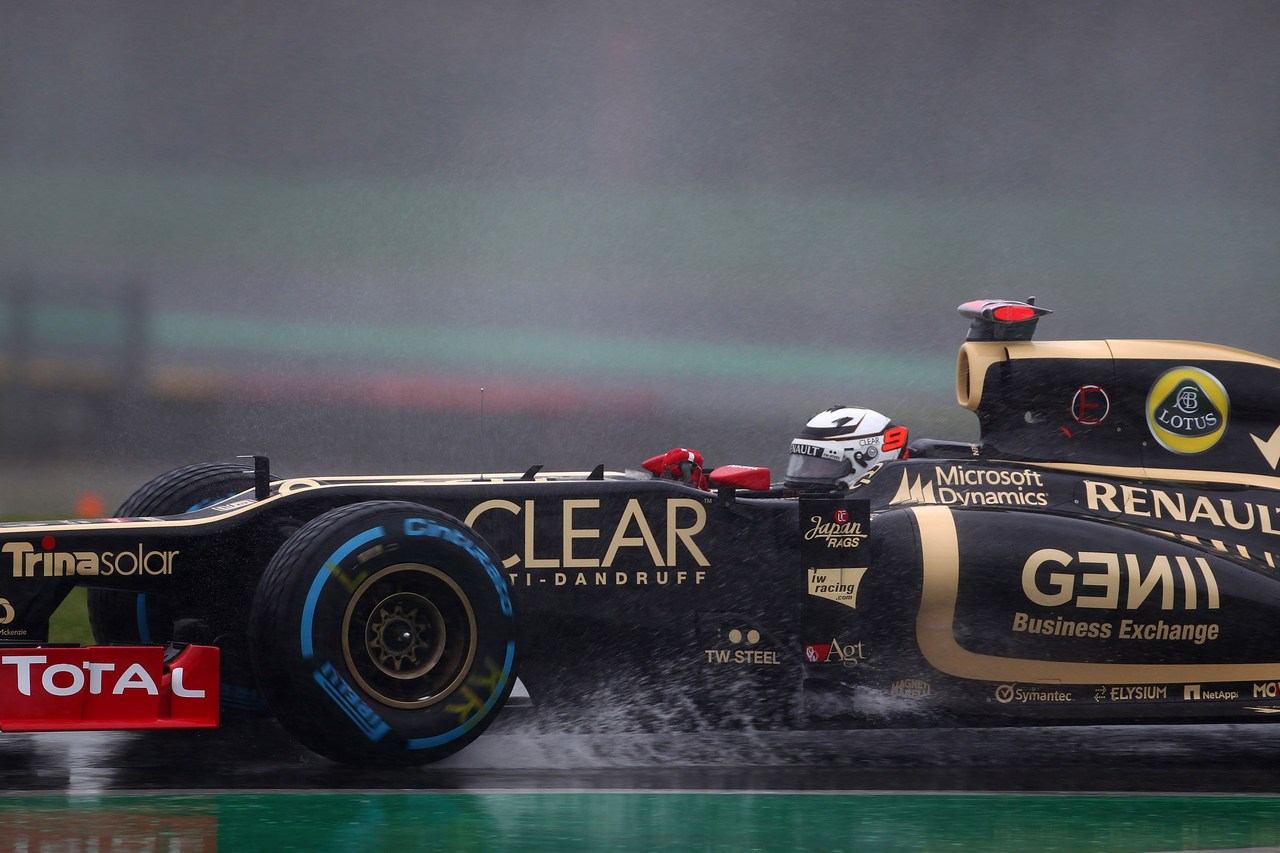 31.08.2012- Free Practice 1, Kimi Raikkonen (FIN) Lotus F1 Team E20 