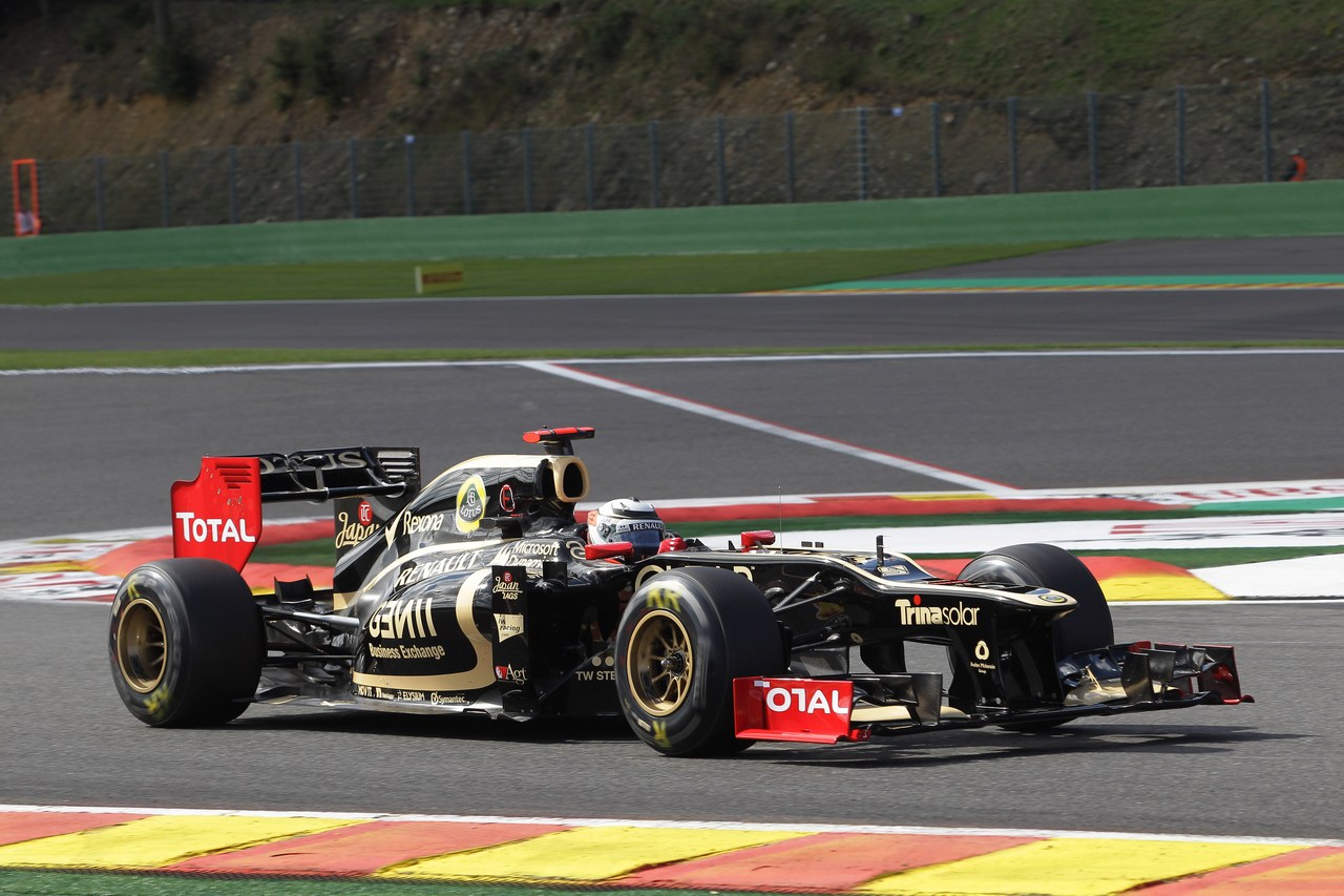 01.09.2012- Free Practice 3, Kimi Raikkonen (FIN) Lotus F1 Team E20 