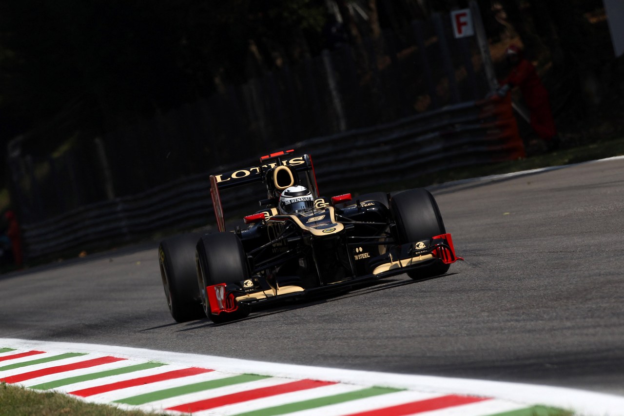 07.09.2012- Free Practice 2, Kimi Raikkonen (FIN) Lotus F1 Team E20 