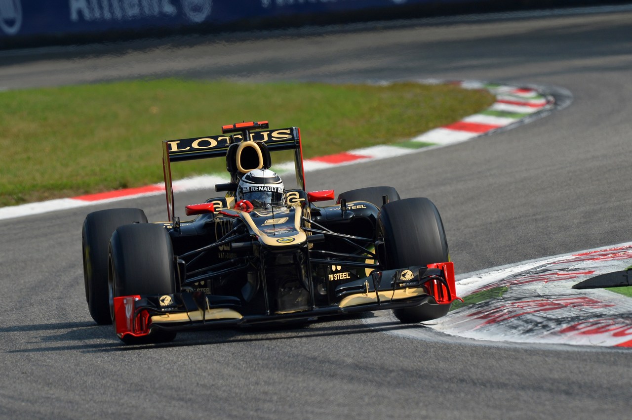 08.09.2012- Free Practice 3, Kimi Raikkonen (FIN) Lotus F1 Team E20 