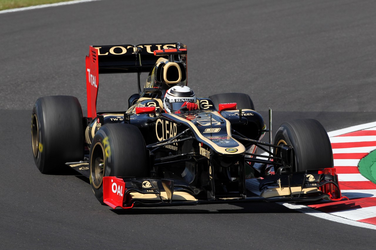 05.10.2012- Free Practice 1, Kimi Raikkonen (FIN) Lotus F1 Team E20 