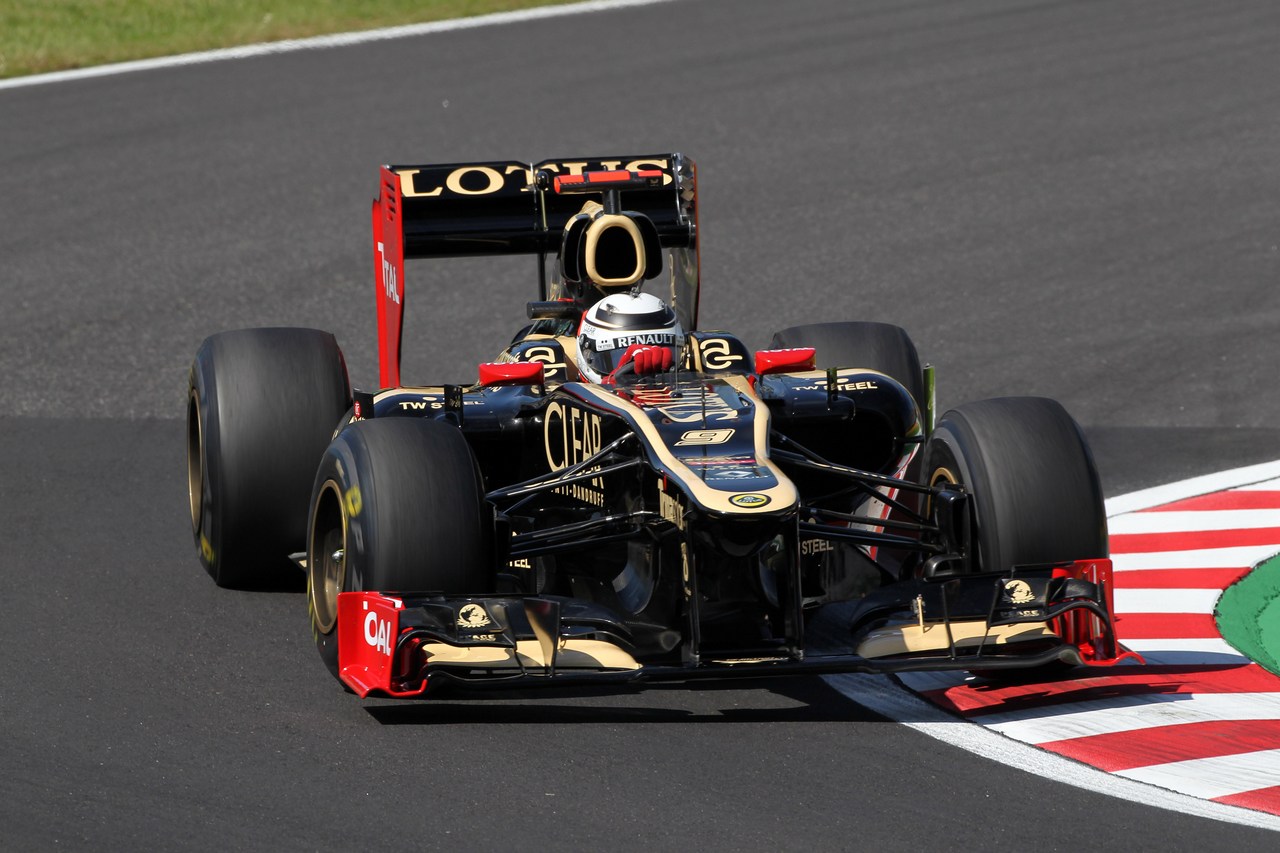 05.10.2012- Free Practice 1, Kimi Raikkonen (FIN) Lotus F1 Team E20 