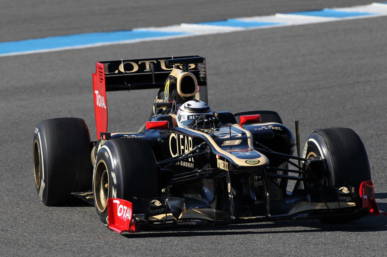 07.02.2012 Jerez, Spain,
Kimi Raikkonen, Lotus Renault F1 Team   - Formula 1 Testing, day 1 - Formula 1 World Championship 