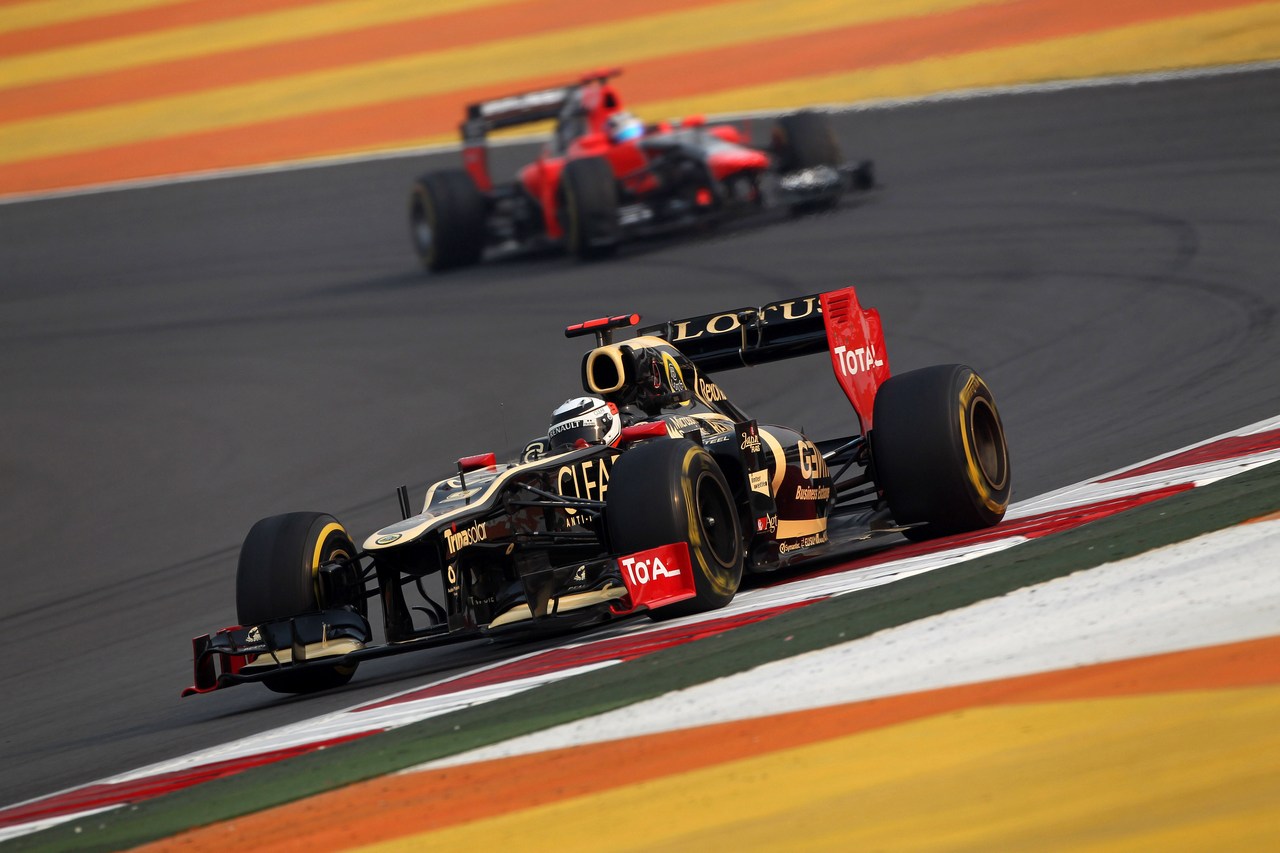 26.10.2012- Free Practice 2, Kimi Raikkonen (FIN) Lotus F1 Team E20 