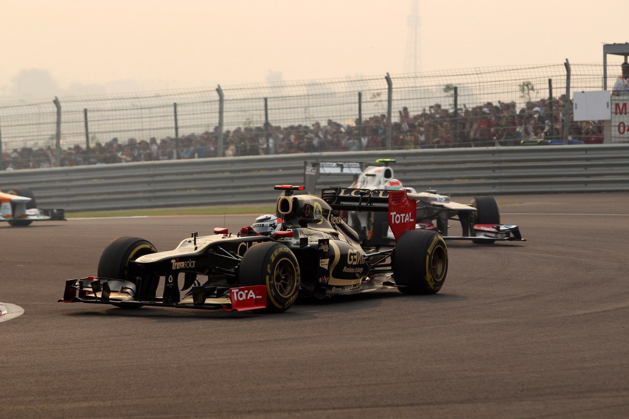 28.10.2012- Race, Kimi Raikkonen (FIN) Lotus F1 Team E20 