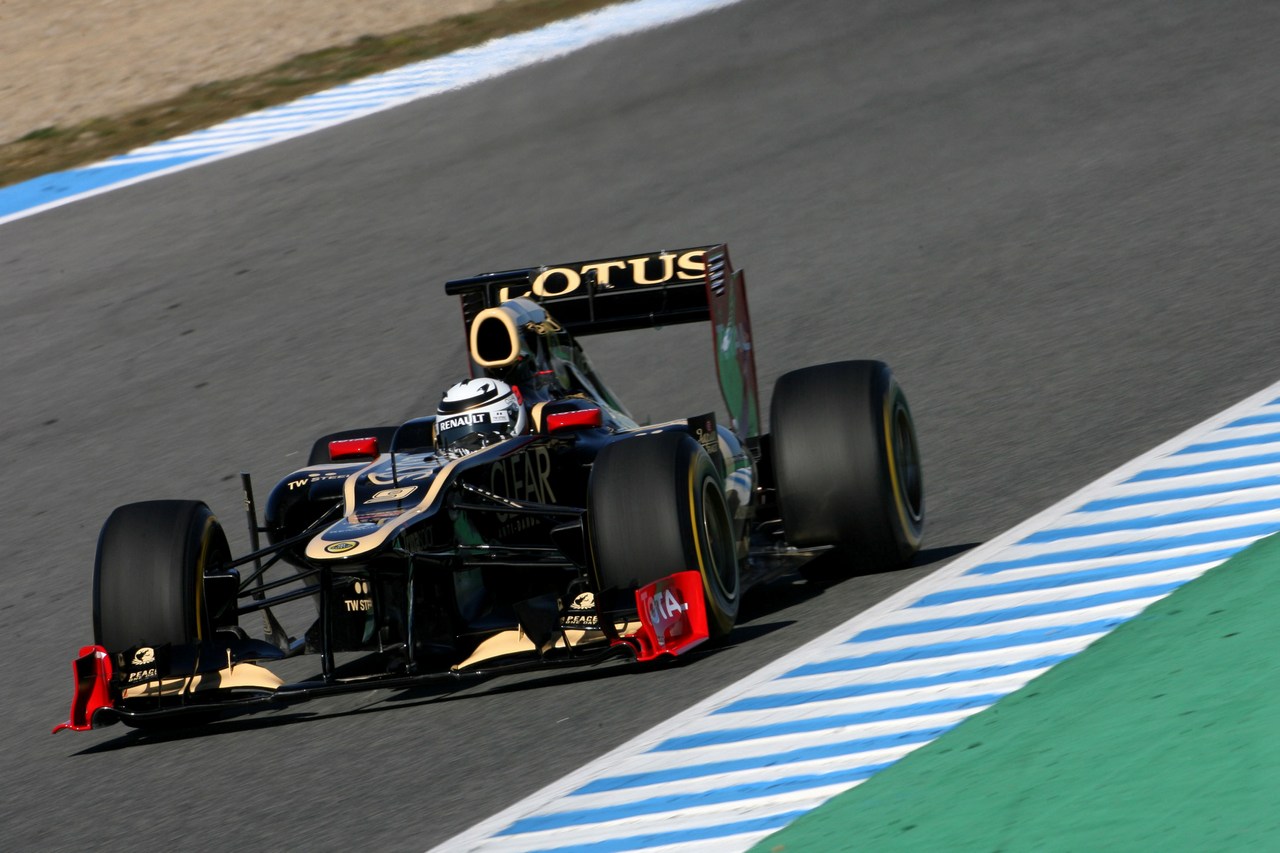 08.02.2012 Jerez, Spain,
Kimi Raikkonen (FIN), Team Lotus Renault GP   - Formula 1 Testing, day 1 - Formula 1 World Championship 