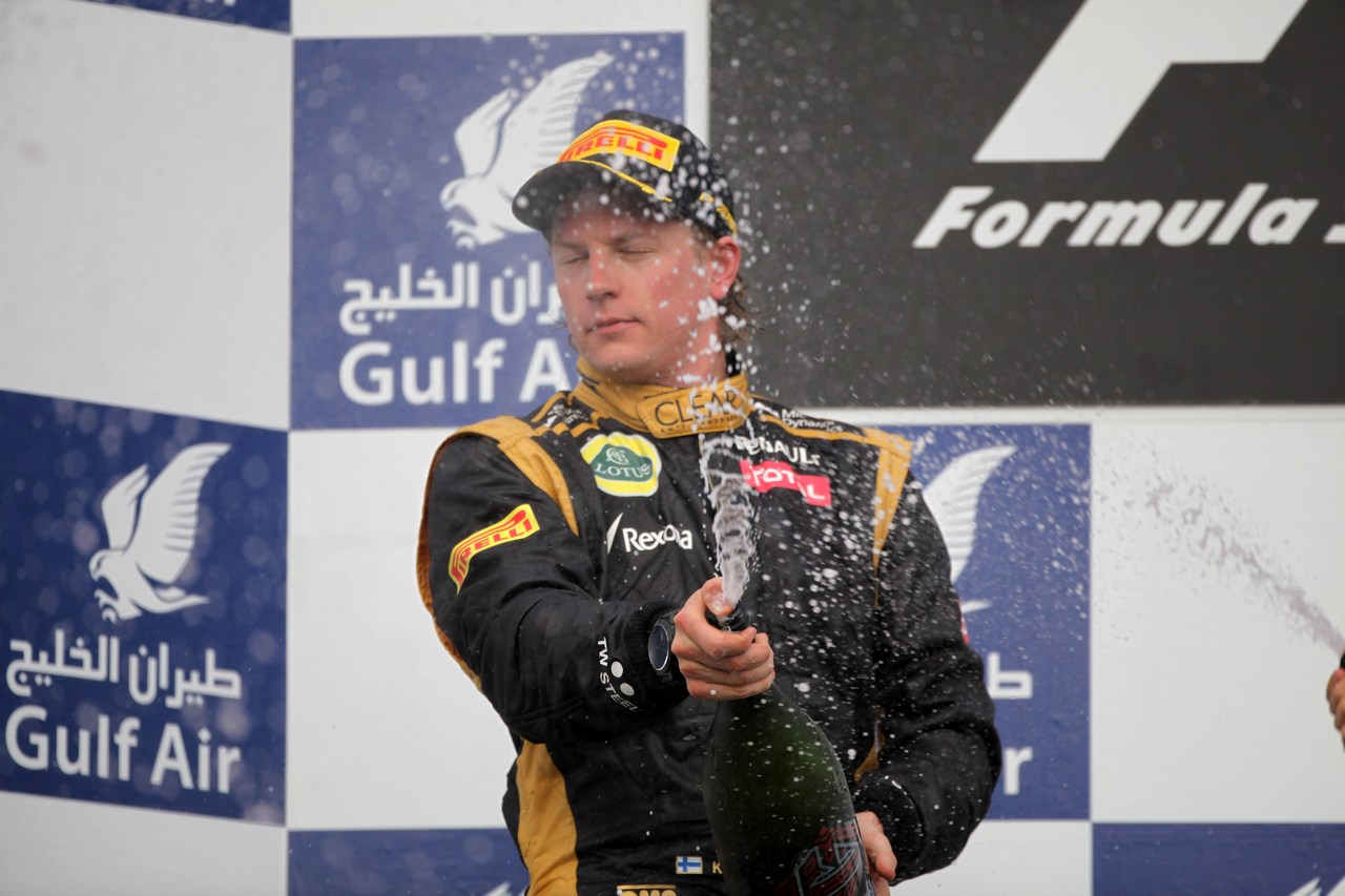 22.04.2012- Race, 2nd position Kimi Raikkonen (FIN) Lotus F1 Team E20 