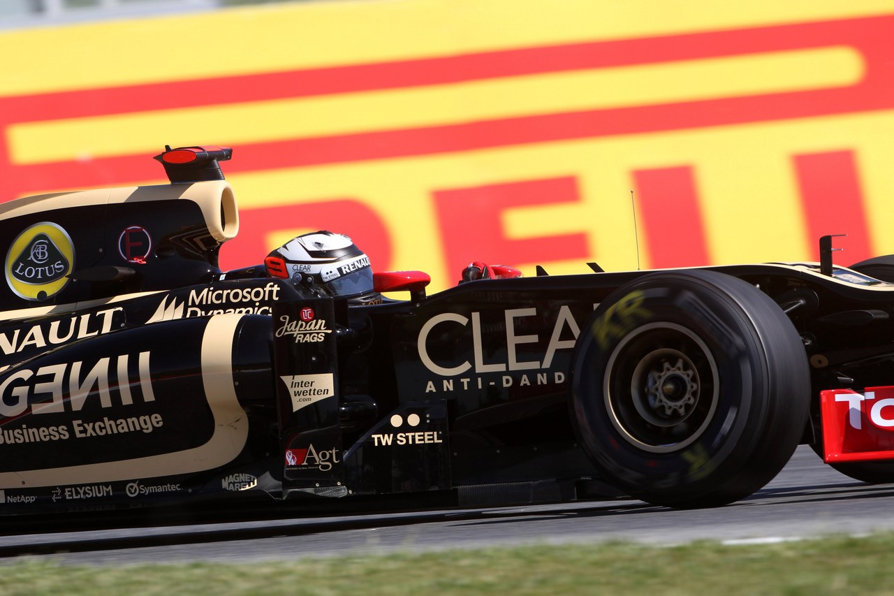 11.05.2012- Free Practice 1,Kimi Raikkonen (FIN) Lotus F1 Team E20 