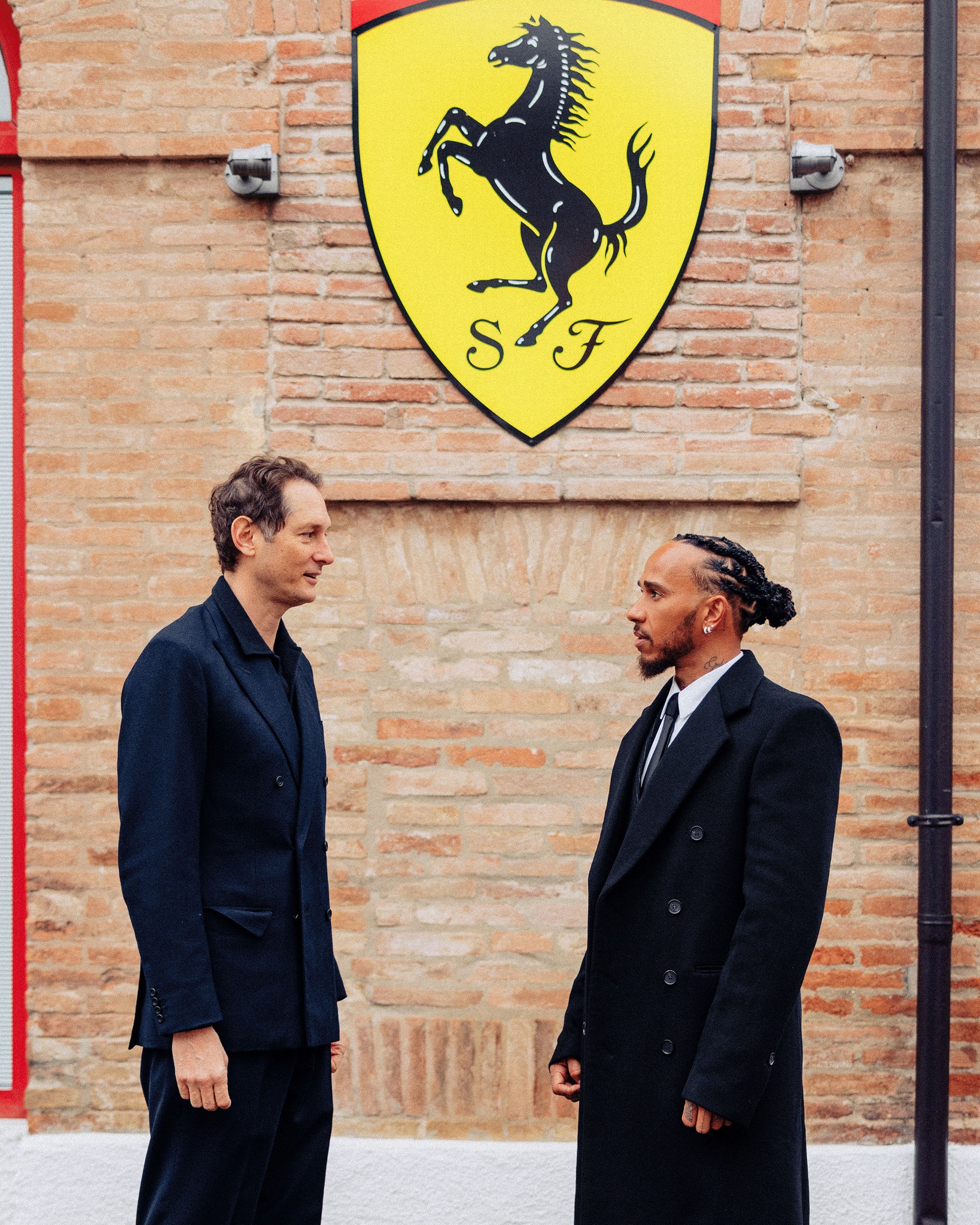 Lewis Hamilton in Ferrari