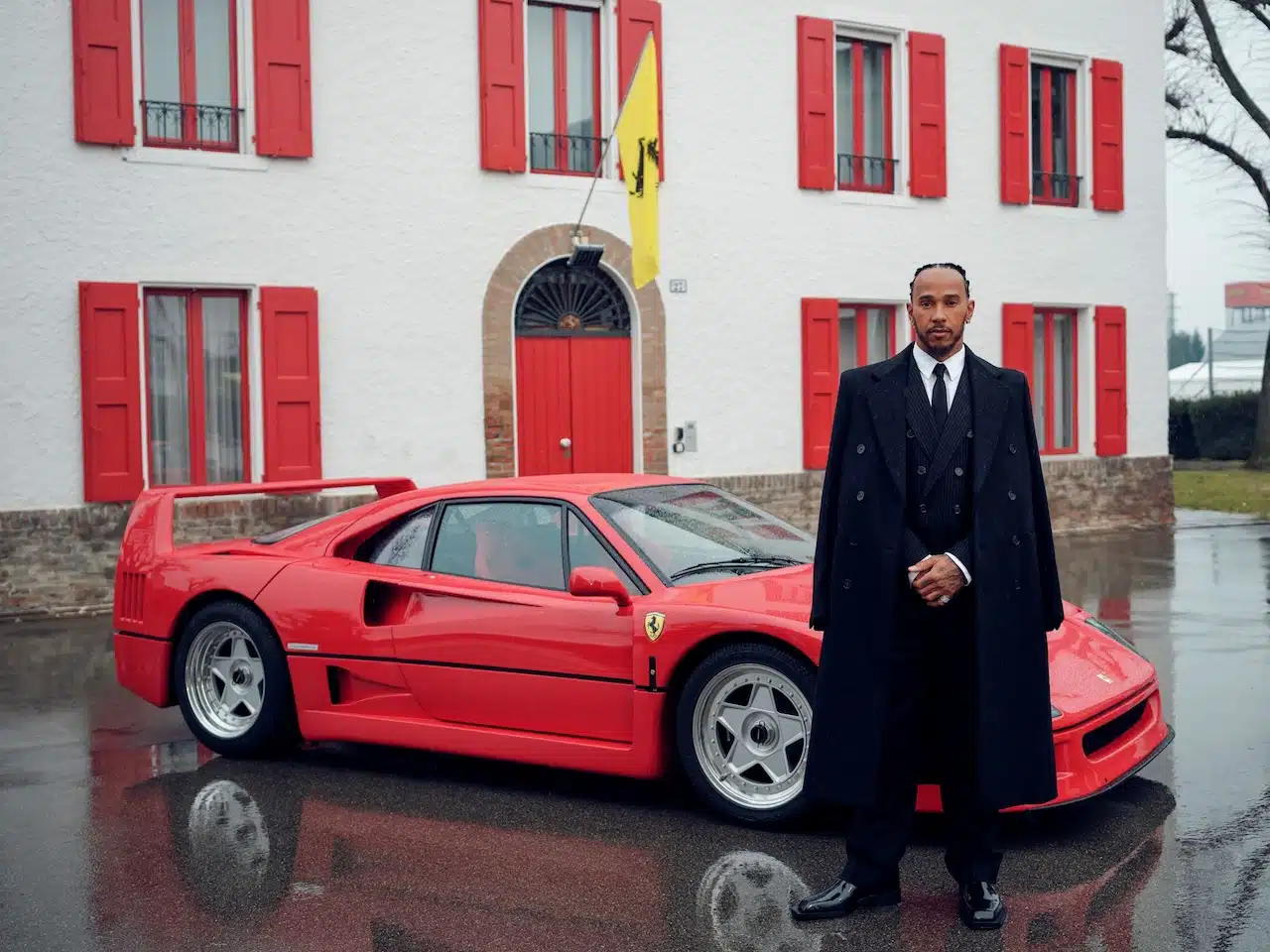 Lewis Hamilton in Ferrari