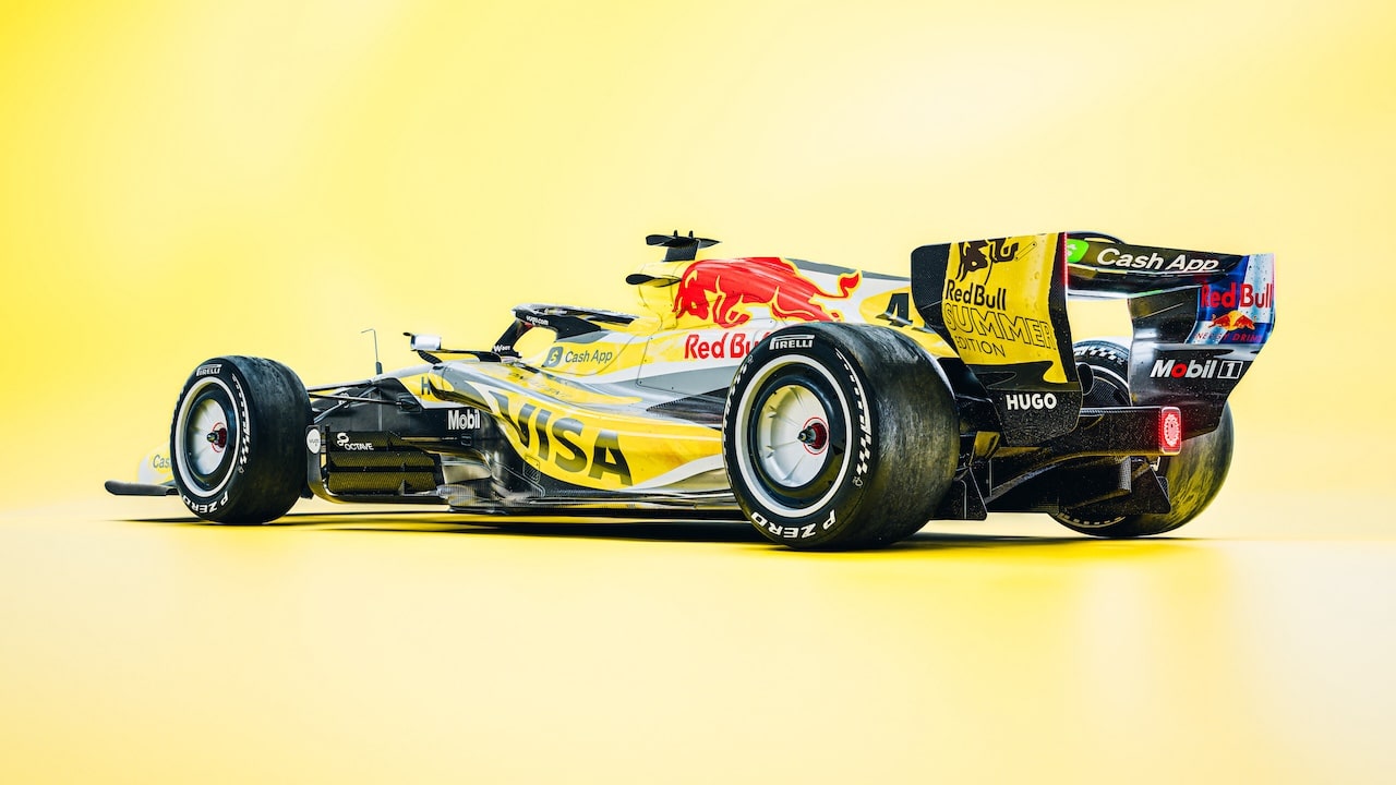 Digital renders of the VCARB 03 in the special livery ahead of the 2026 Miami Grand Prix. // VCARB / Red Bull Content Pool // SI202604270900 // Usage for editorial use only // 