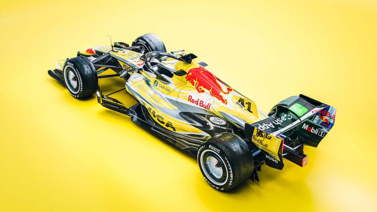 Digital renders of the VCARB 03 in the special livery ahead of the 2026 Miami Grand Prix. // VCARB / Red Bull Content Pool // SI202604290521 // Usage for editorial use only // 