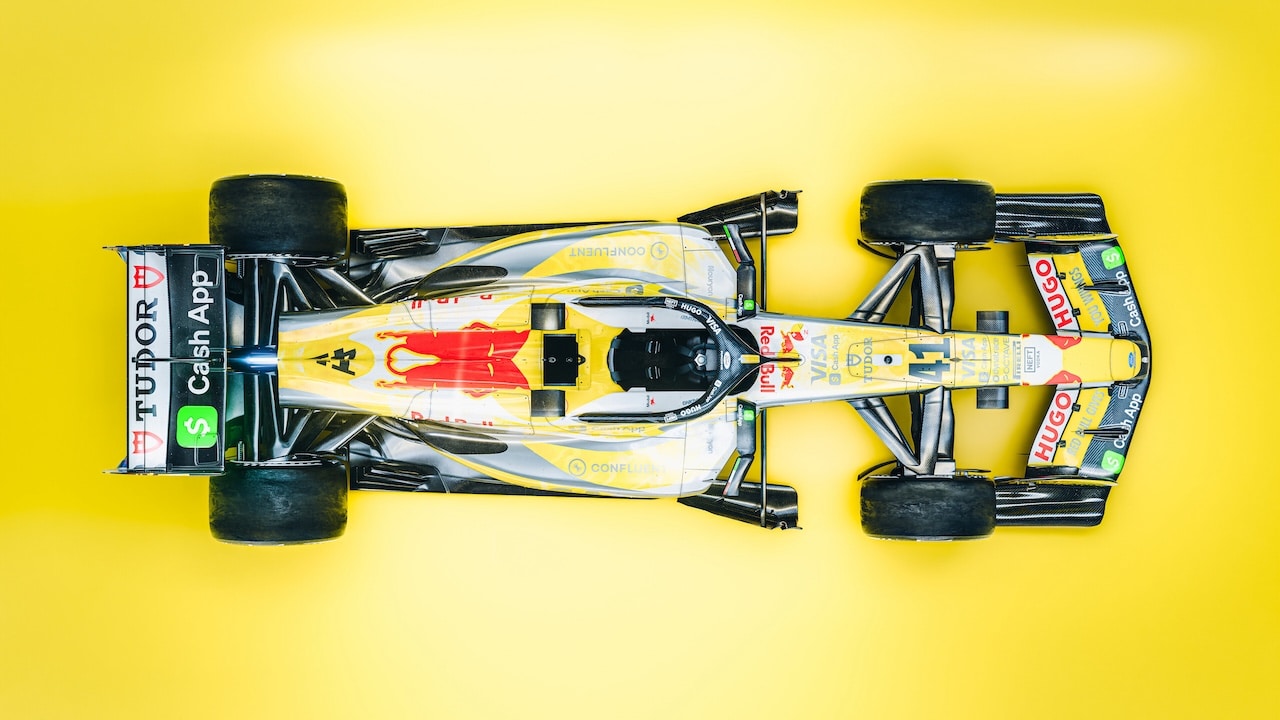 Digital renders of the VCARB 03 in the special livery ahead of the 2026 Miami Grand Prix. // VCARB / Red Bull Content Pool // SI202604290522 // Usage for editorial use only // 