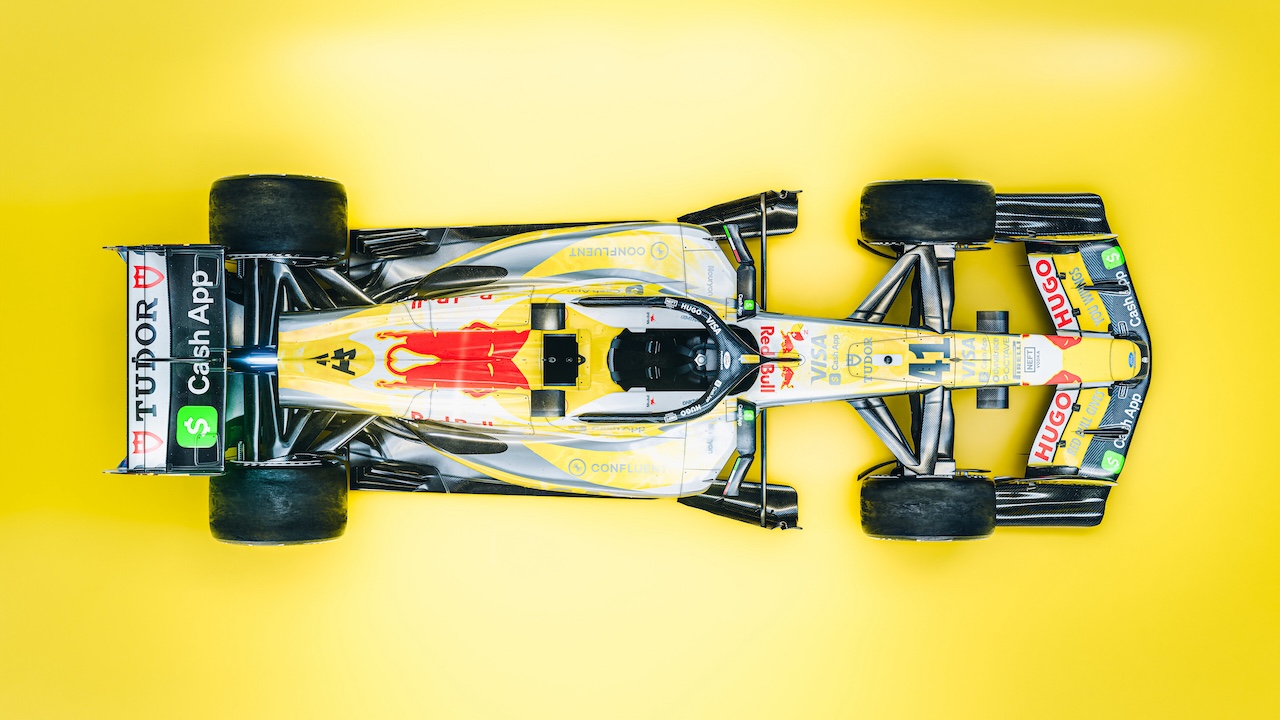 Digital renders of the VCARB 03 in the special livery ahead of the 2026 Miami Grand Prix. // VCARB / Red Bull Content Pool // SI202604290522 // Usage for editorial use only // 