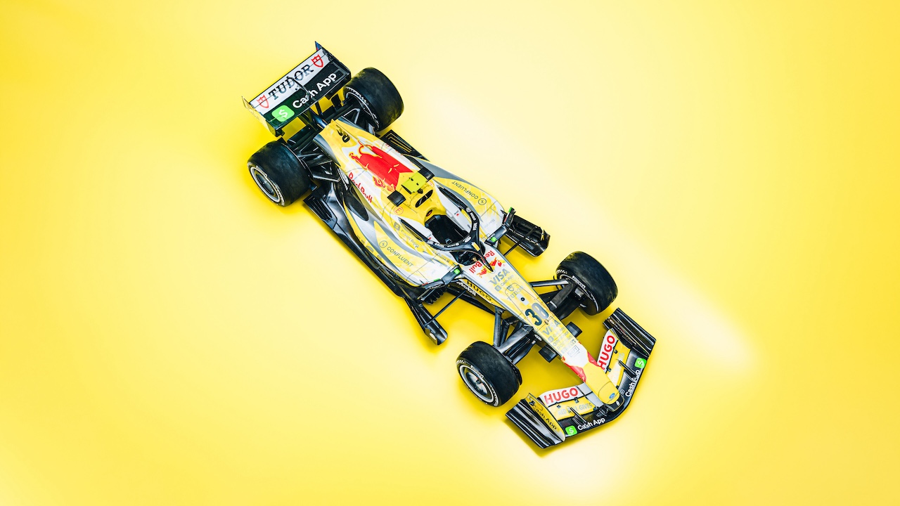 Digital renders of the VCARB 03 in the special livery ahead of the 2026 Miami Grand Prix. // VCARB / Red Bull Content Pool // SI202604290523 // Usage for editorial use only // 