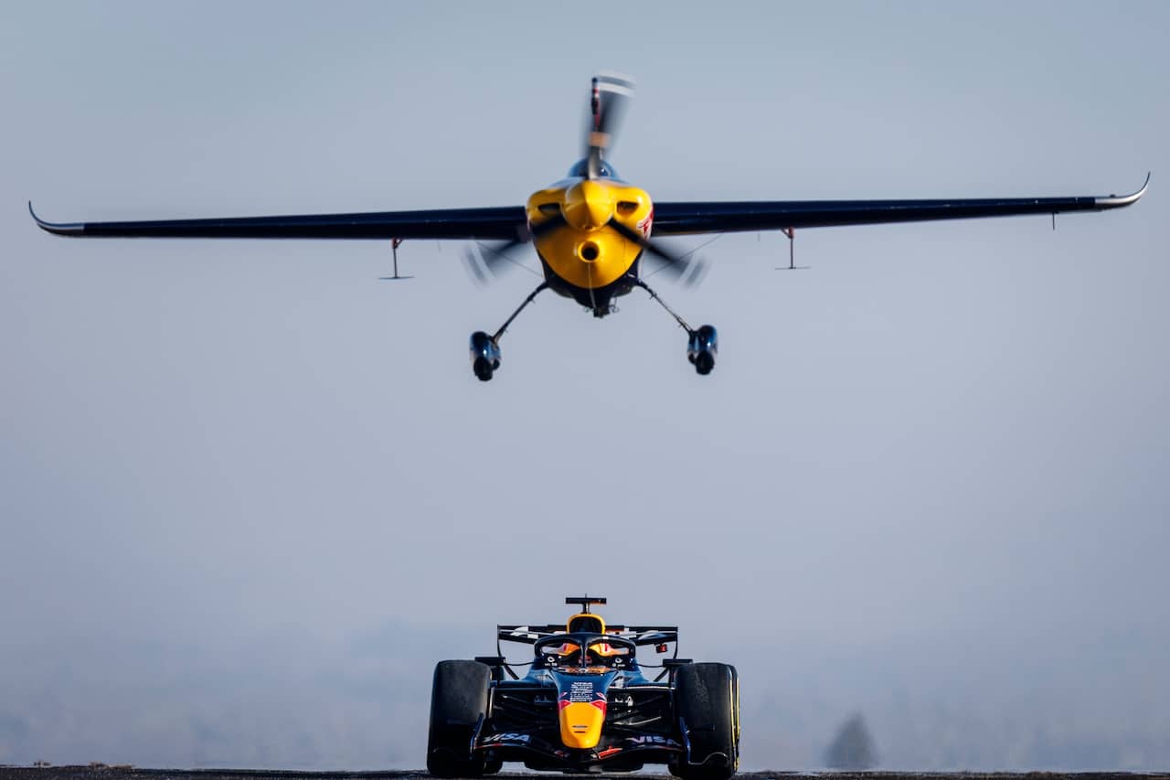 Martin Sonka unveils the new Oracle Red Bull Racing Livery, Jindrichuv Hradec, Czech Republic on 28th November, 2025. // Samo Vidic / Red Bull Content Pool // SI202601140700 // Usage for editorial use only // 