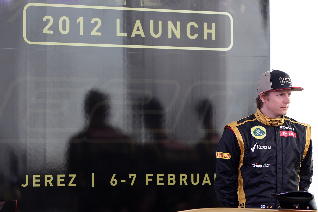 
Kimi Raikkonen, Lotus Renault F1 Team  - Lotus F1 Team E20 Launch