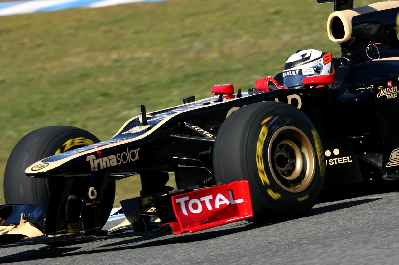 Lotus E20 Presentazione e shakedown a Jerez