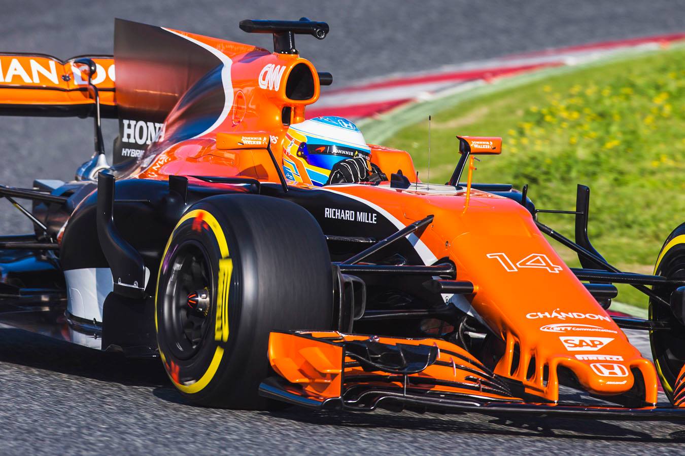 McLaren MCL32 - Filming day
