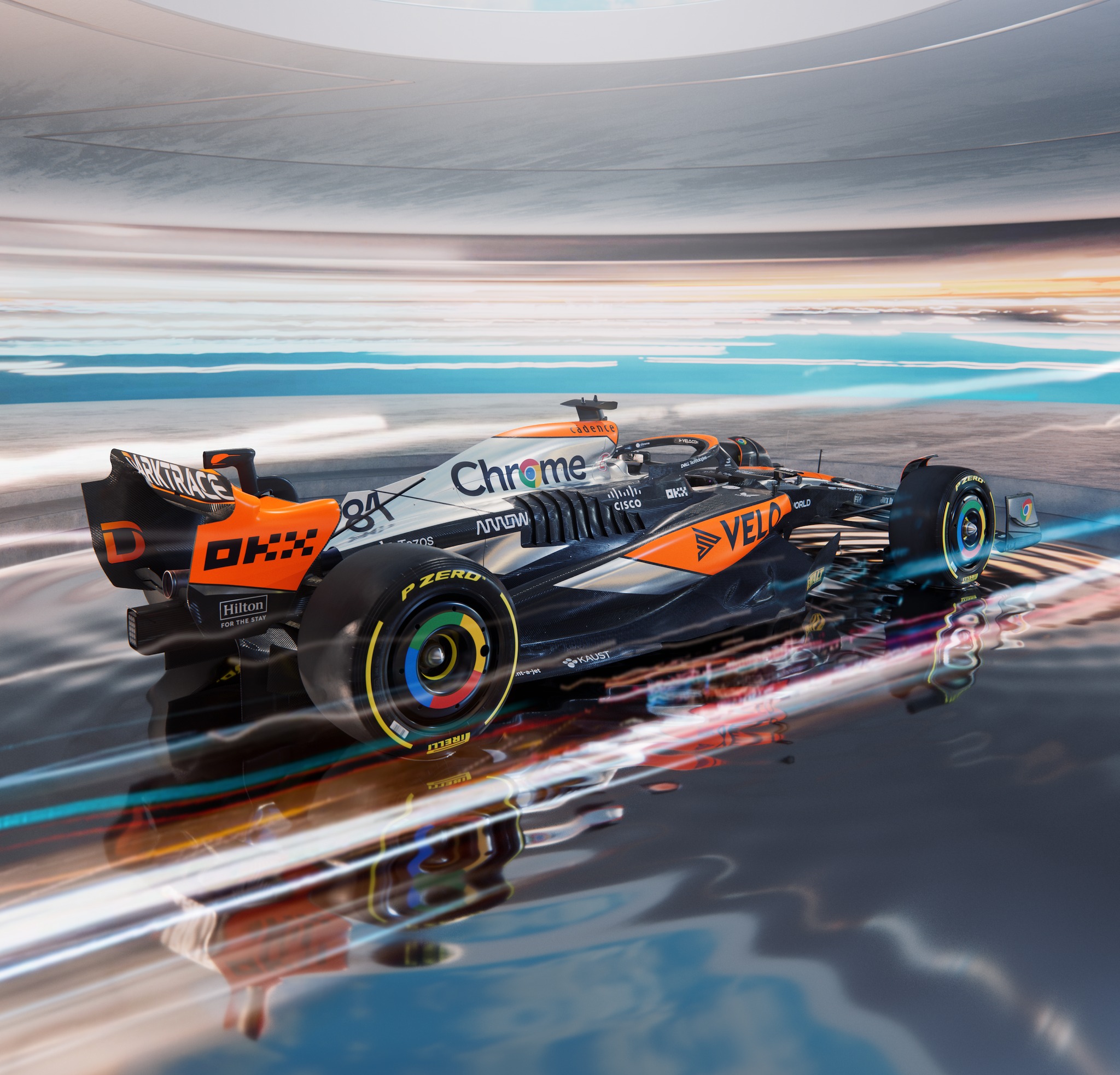 McLaren MCL60 - livrea Silverstone