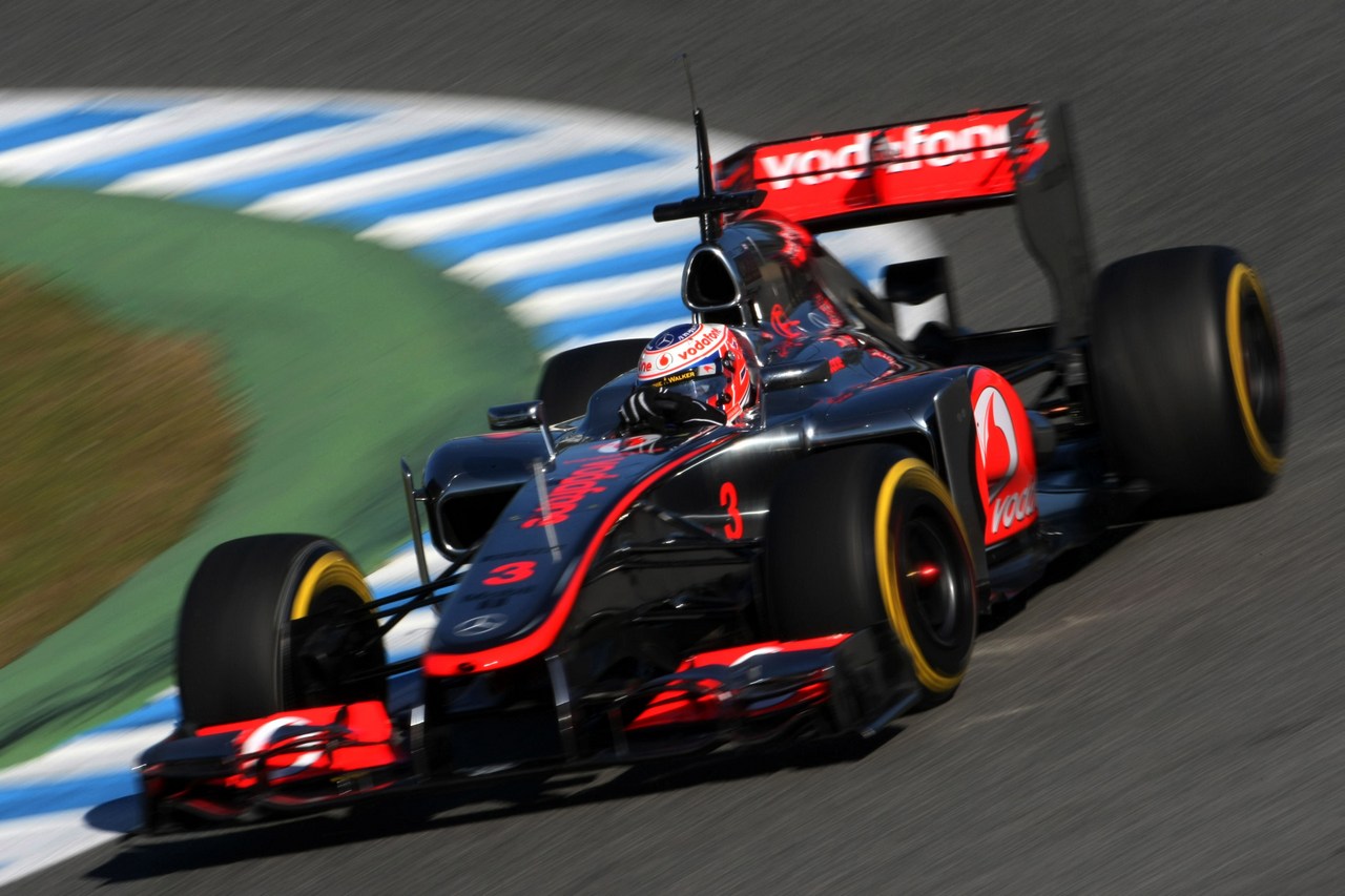 07.02.2012 Jerez, Spain,
Jenson Button (GBR), McLaren Mercedes   - Formula 1 Testing, day 1 - Formula 1 World Championship 