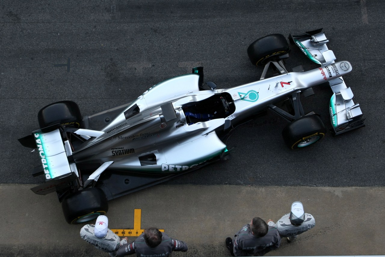 21.02.2012 Barcelona, Spain, Atmosphere - Mercedes F1 W03 Launch 