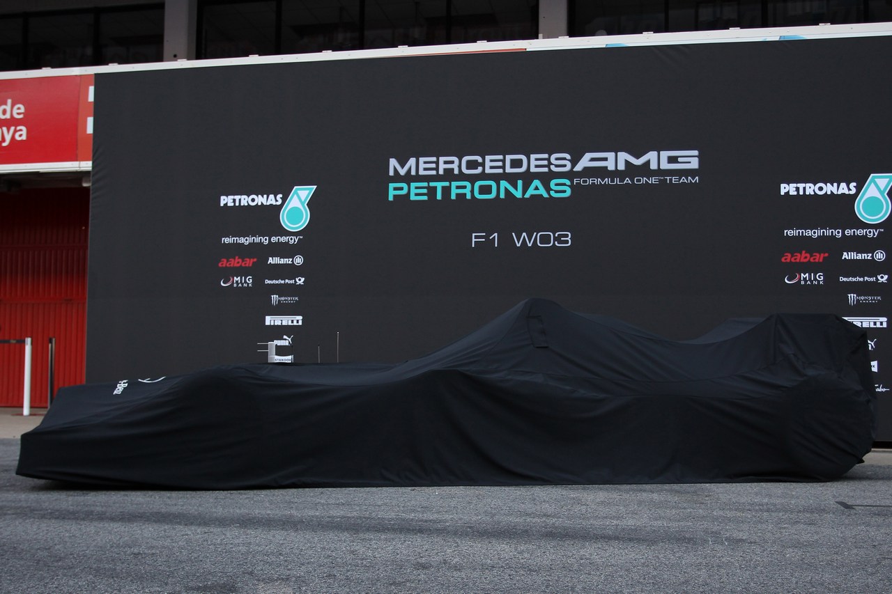 21.02.2012 Barcelona, Spain, The New Mercedes W03 - Mercedes F1 W03 Launch