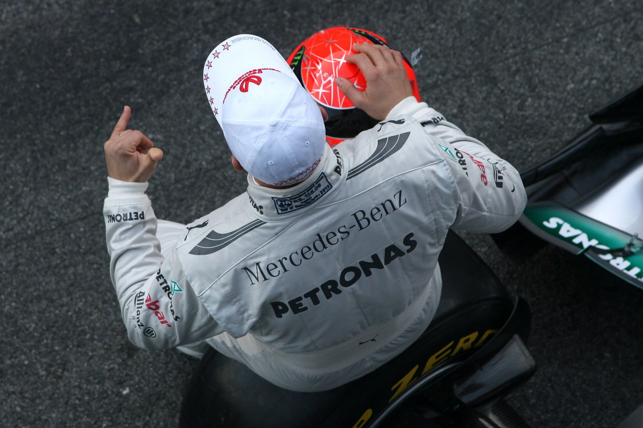 21.02.2012 Barcelona, Spain, Michael Schumacher (GER), Mercedes GP  - Mercedes F1 W03 Launch 