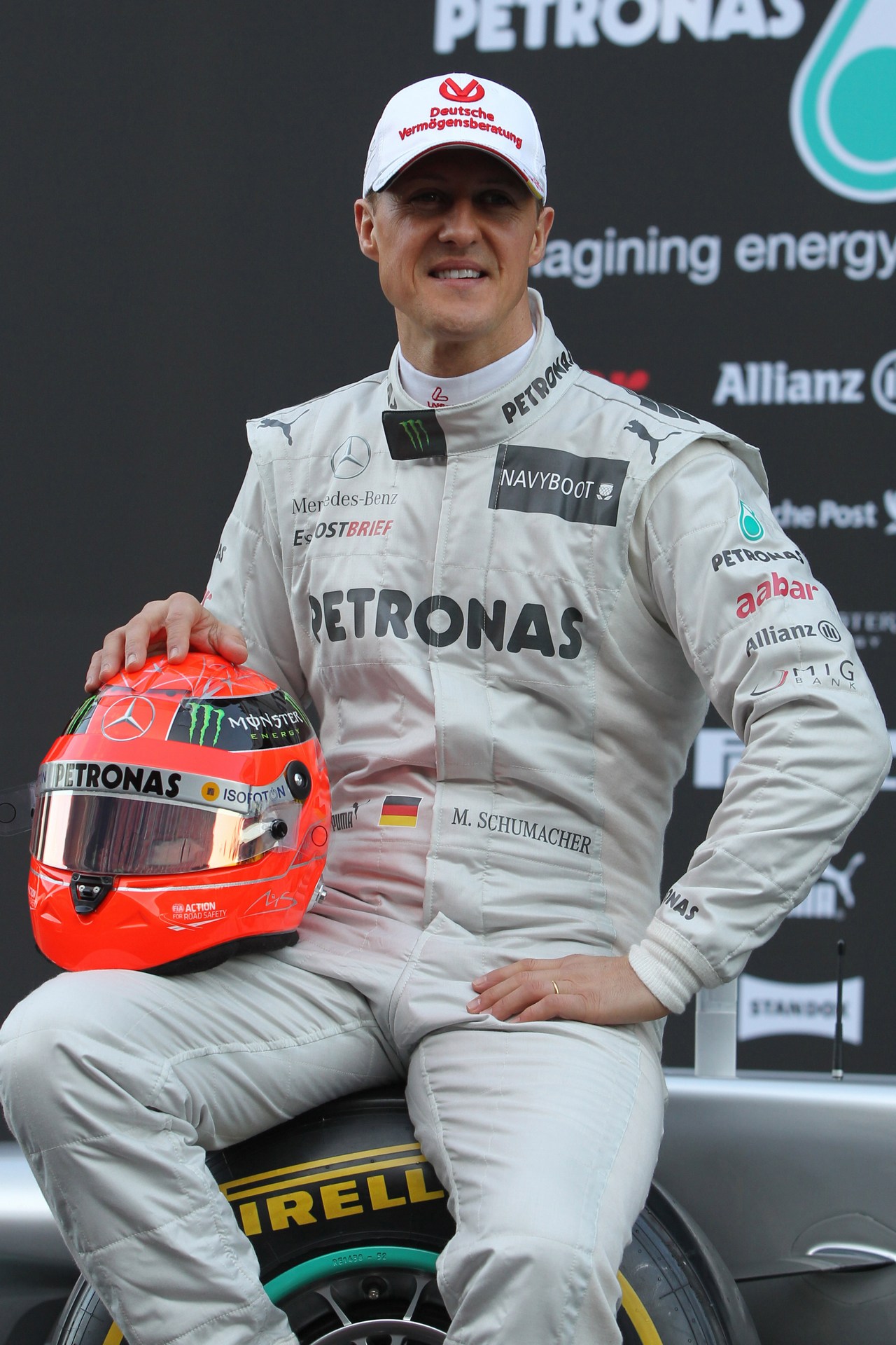21.02.2012 Barcelona, Spain, Michael Schumacher (GER), Mercedes GP- Mercedes F1 W03 Launch 