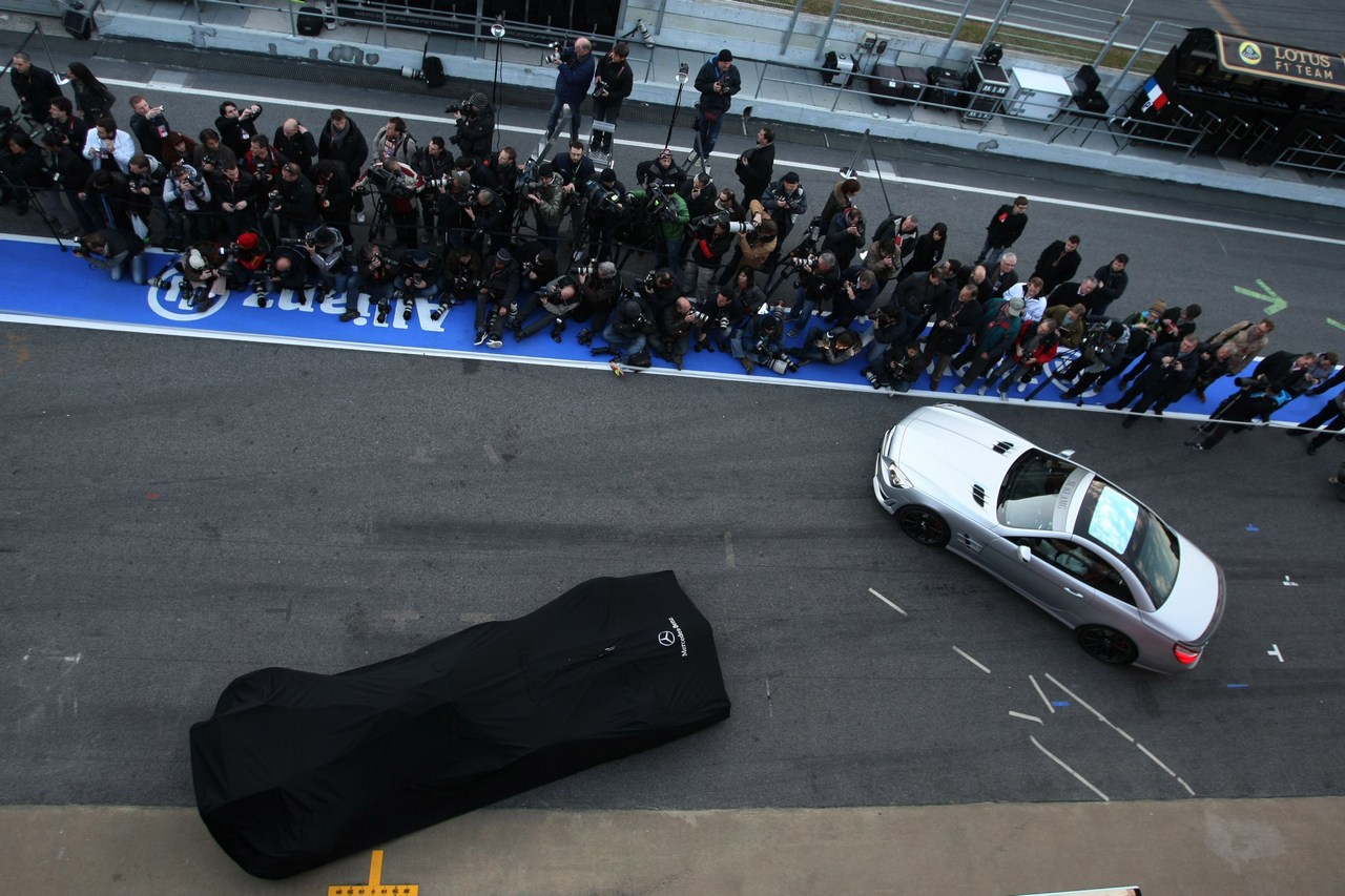 21.02.2012 Barcelona, Spain, Atmosphere - Mercedes F1 W03 Launch 