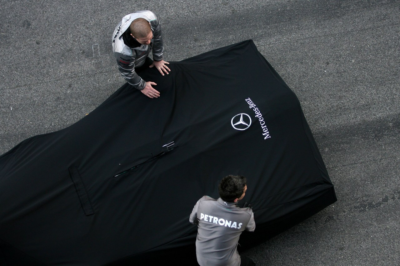 21.02.2012 Barcelona, Spain, Atmosphere - Mercedes F1 W03 Launch 