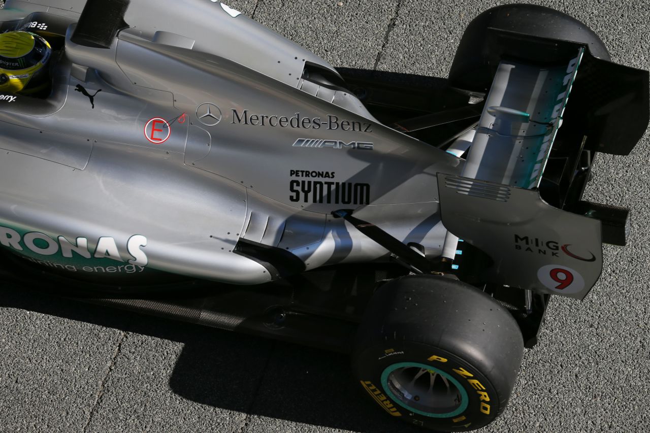 Nico Rosberg (GER) Mercedes AMG F1 W04 - first run.
