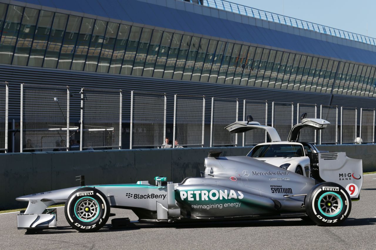 The new Mercedes AMG F1 W04.
