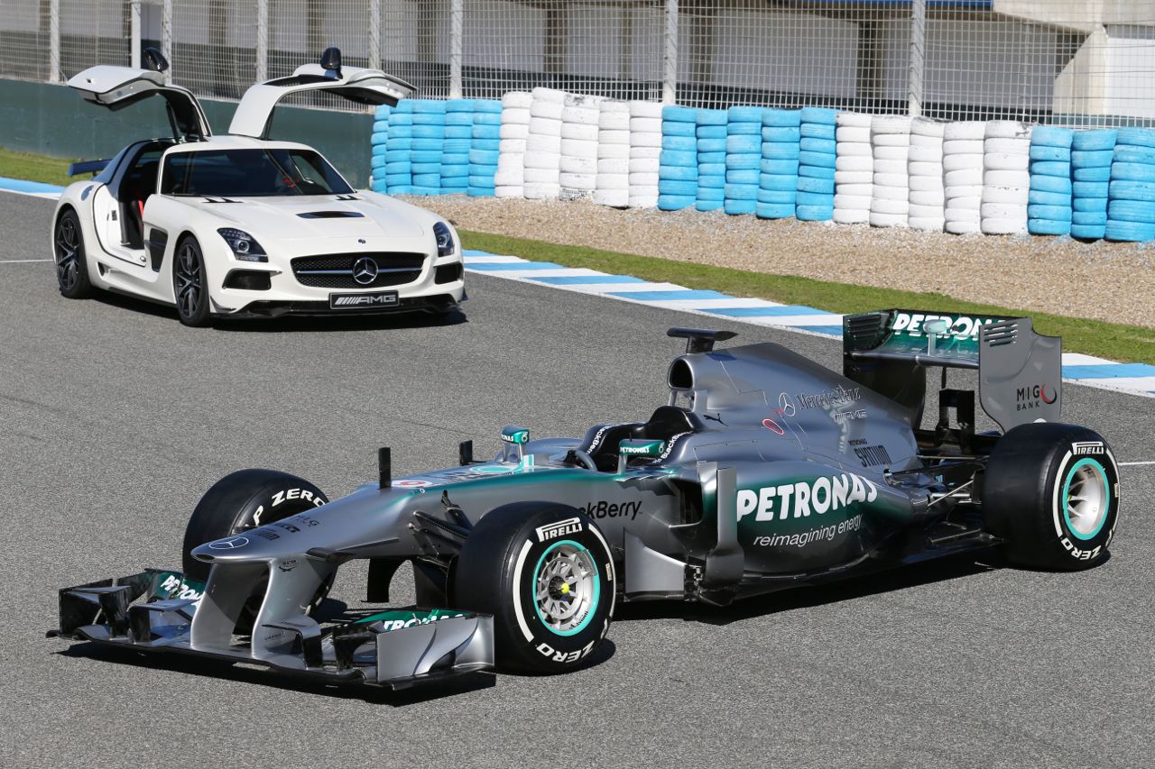 The new Mercedes AMG F1 W04.
