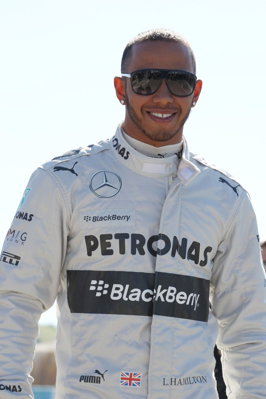 Lewis Hamilton (GBR) Mercedes AMG F1.
