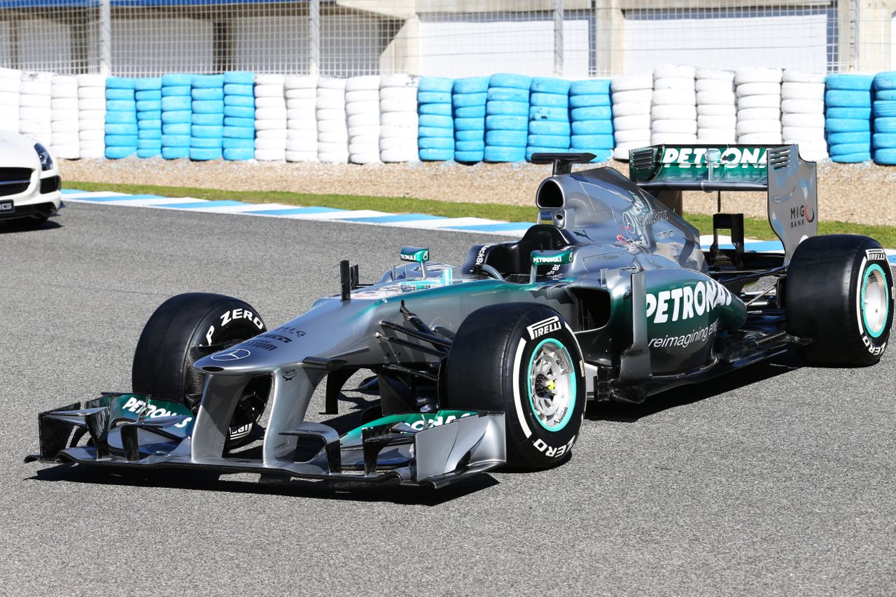 The new Mercedes AMG F1 W04.
