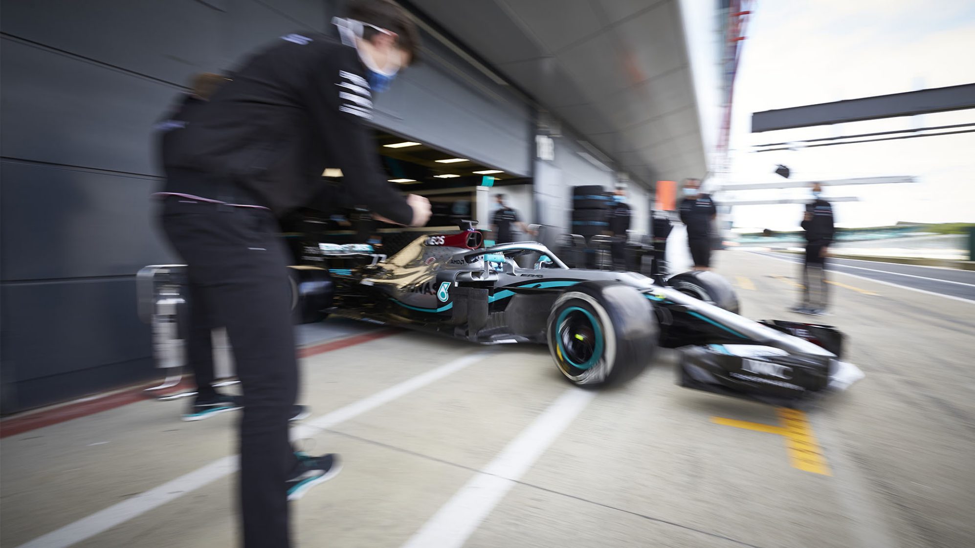 Mercedes W09 - Test Silverstone