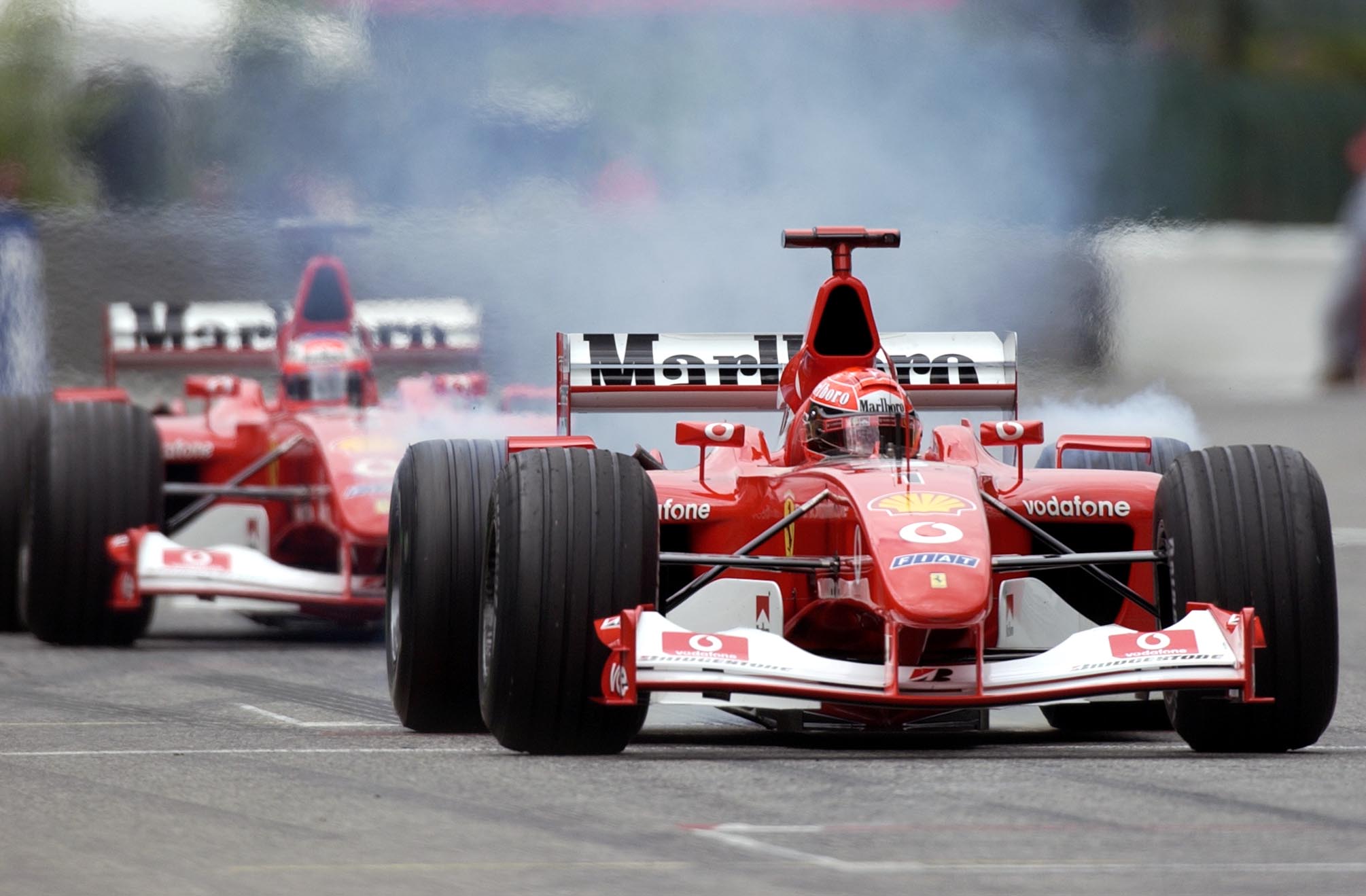 Шумахер Ferrari f2002