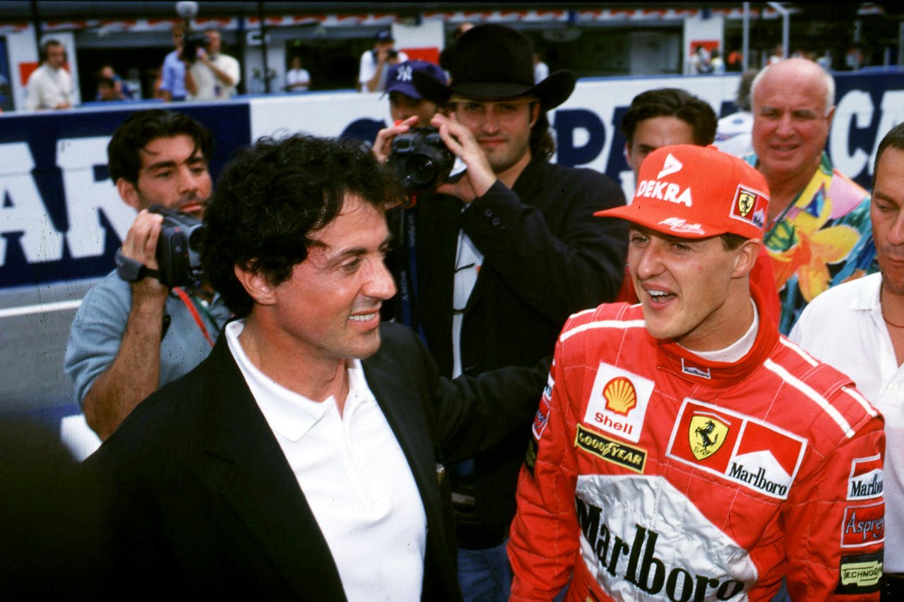 84553: (/PHOTO4) 2006-09-06 Varie -  - Michael Schumacher story - portrait michael schumacher (ger) con silvester