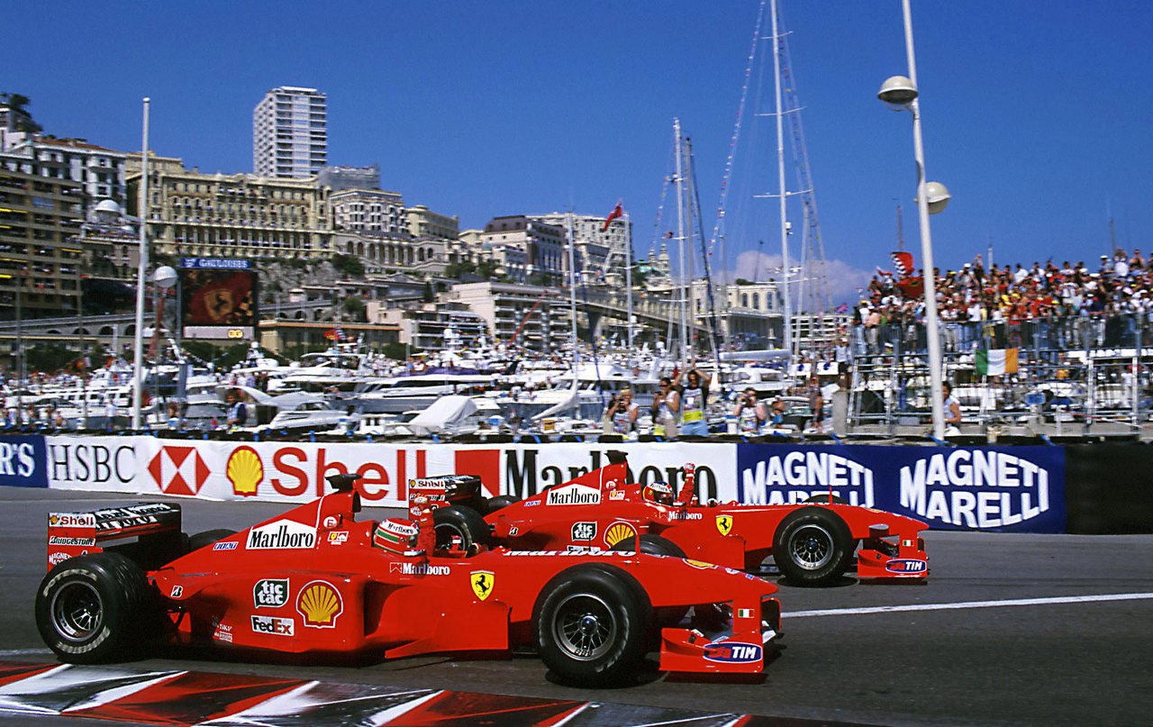 84668: (/PHOTO4) 2006-09-06 Varie -  - Michael Schumacher story - car michael schumacher (ger) eddy irvine (irl)