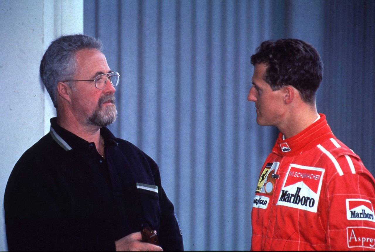 84675: (/PHOTO4) 2006-09-06 Varie -  - Michael Schumacher story - portrait michael schumacher (ger) con il padre