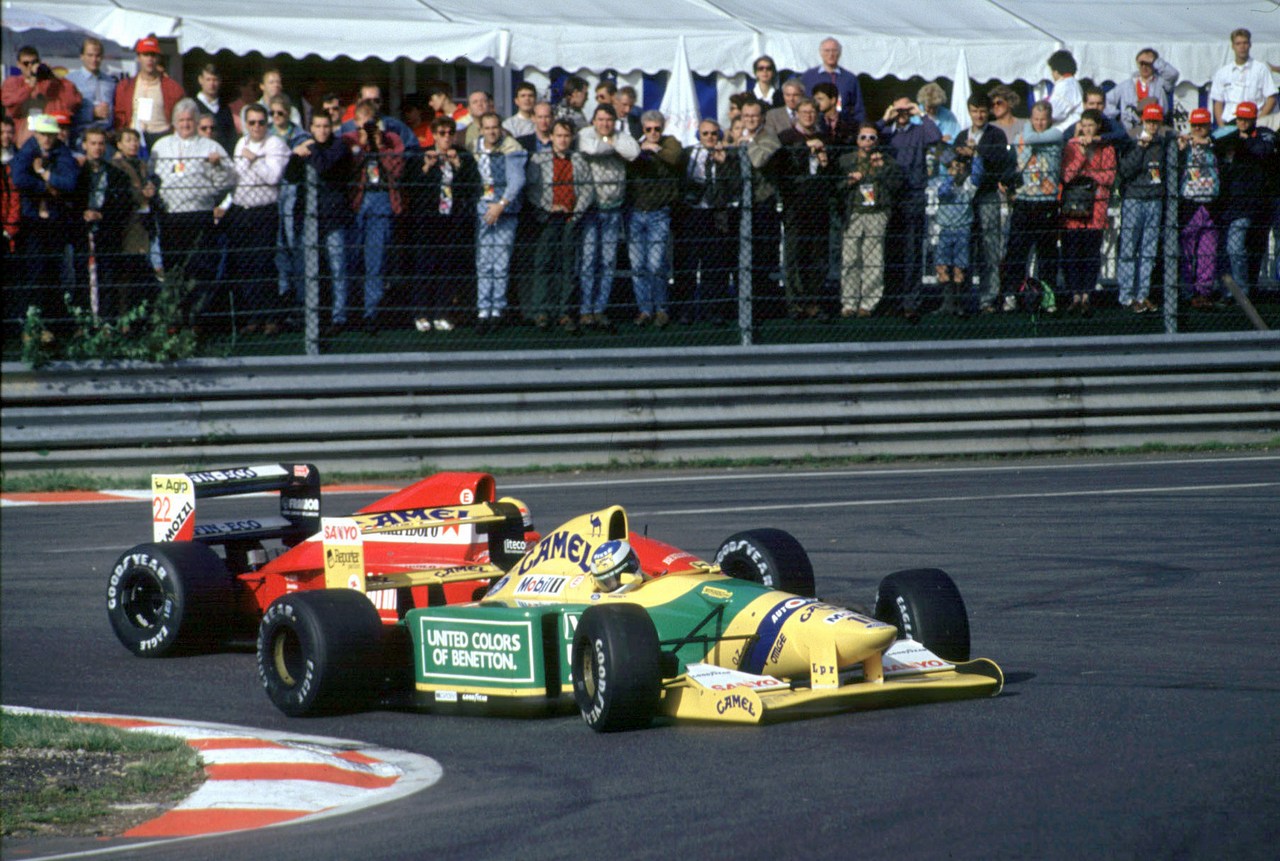 Formula one Championship 1992 -GP F1 Belgium  Michael Schumacher (ger) Benetton Ford - Team Benetton