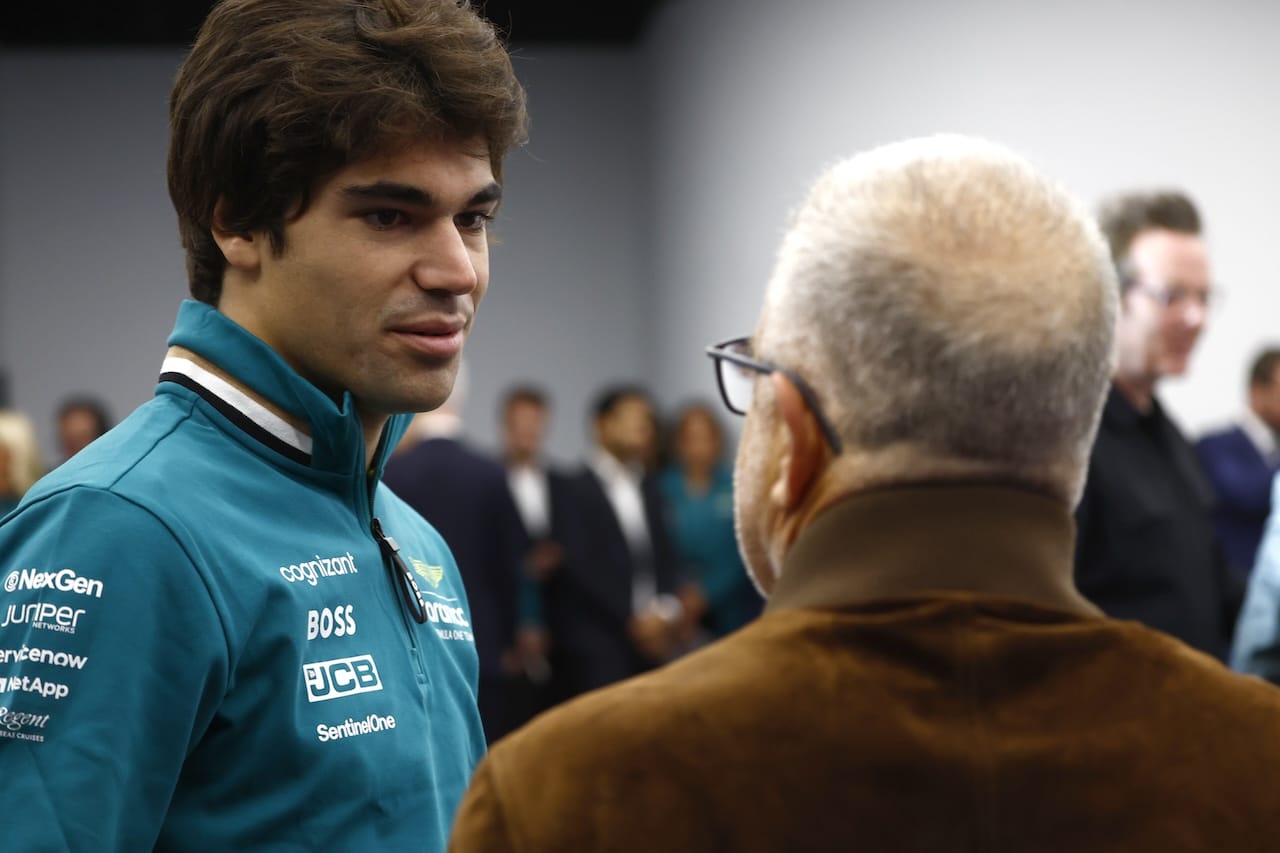 Portrait, Aston Martin HQ Silverstone, F12416a, F1, GP, Great Britain
Lance Stroll, Aston Martin F1 Team at Aston Martin F1 HQ for Adrian Newey, Managing Technical Partner, Aston Martin F1 Team  announcement